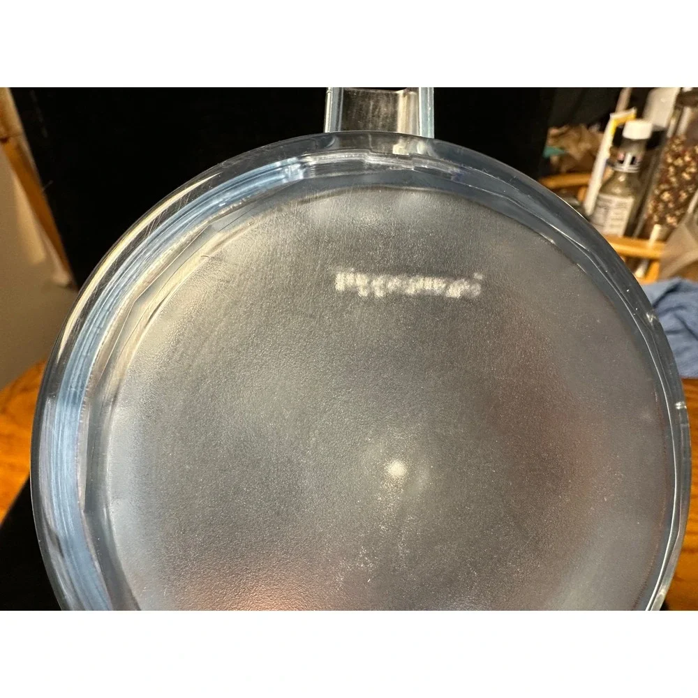 Tupperware Impressions 2 Quart Pitcher Ice Blue Translucent with Lid and Stirrer